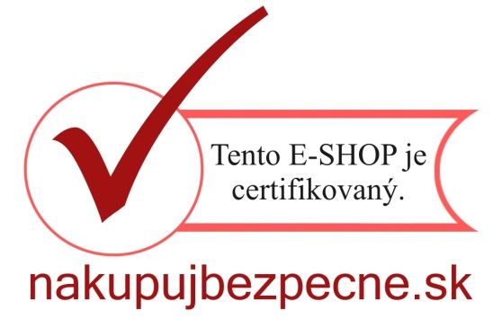 Tento e-shop je certifikovaný